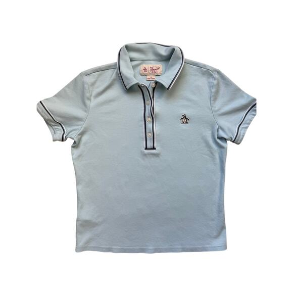 Original Penguin Light Blue Polo Shirt (Size M) - Picture 1 of 2